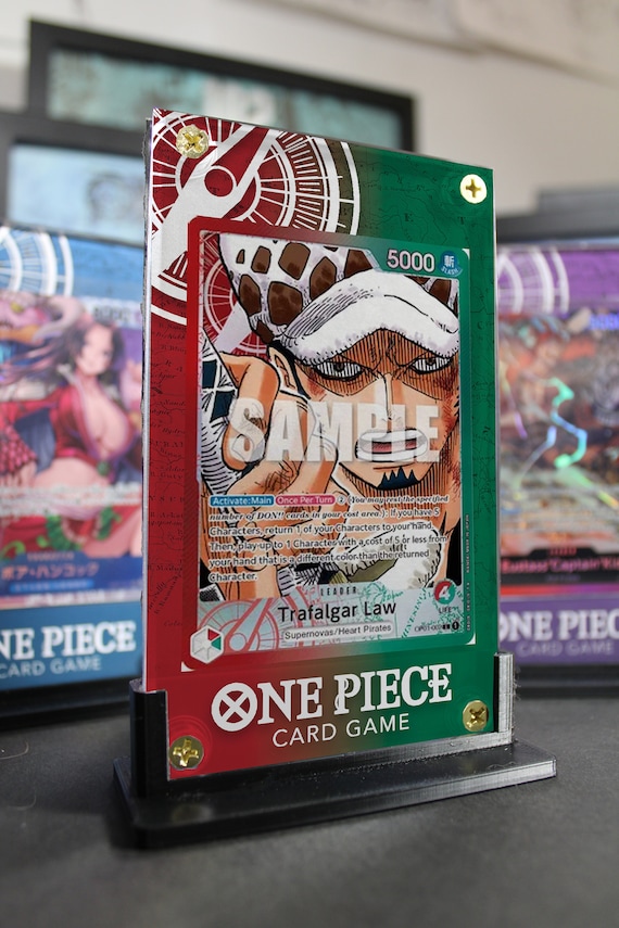 RED/GREEN LEADER Display| One Piece Trading Card | - Etsy
