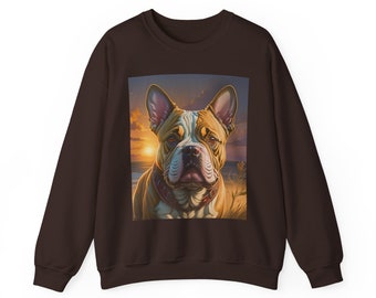 Unisex Heavy Blend™ Crewneck Sweatshirt - Comfy Bulldog Sweatshirt - Bullie Lover Apparel -Cozy Bulldog Graphic Pullover for Dog Owners