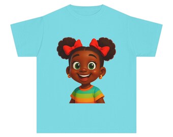 Cute Character Youth Tee Kids Graphic Shirt Fun Playwear Birthday Gift Cartoon T-Shirt Childrens Apparel