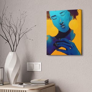 Canvas Stretched, 1.5&#39;&#39; Canvas print of an original painting of &quot;Bliss&quot; by the artist Brian Rowe