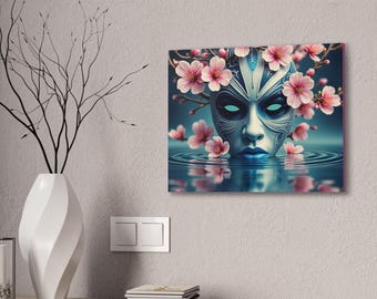 Canvas Stretched, 0.75" Mystical Bloom