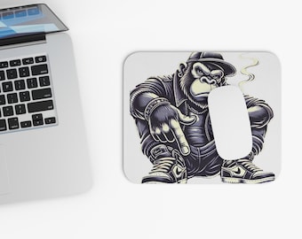 Groovy Gorilla Mouse Pad: Funky Desk Decor, Gamer Gift