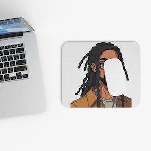 Cute Cartoon Mouse Pad (Rectangle)