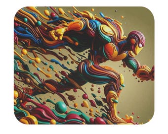 Gamer Man Mouse Pad: Ergonomic Desk Decor, Gamer Gift