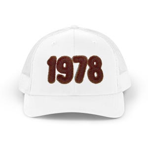 Vintage 1978 Snapback Trucker Cap | Retro Dad Hat, Birthday Gift, Casual Accessories, Year of Birth, Cool Style