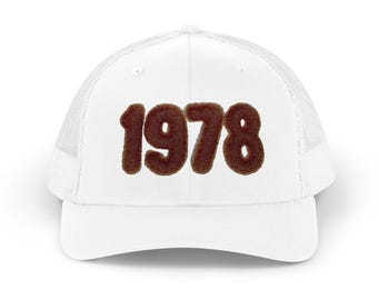 Vintage 1978 Snapback Cap: Retro Style Hat