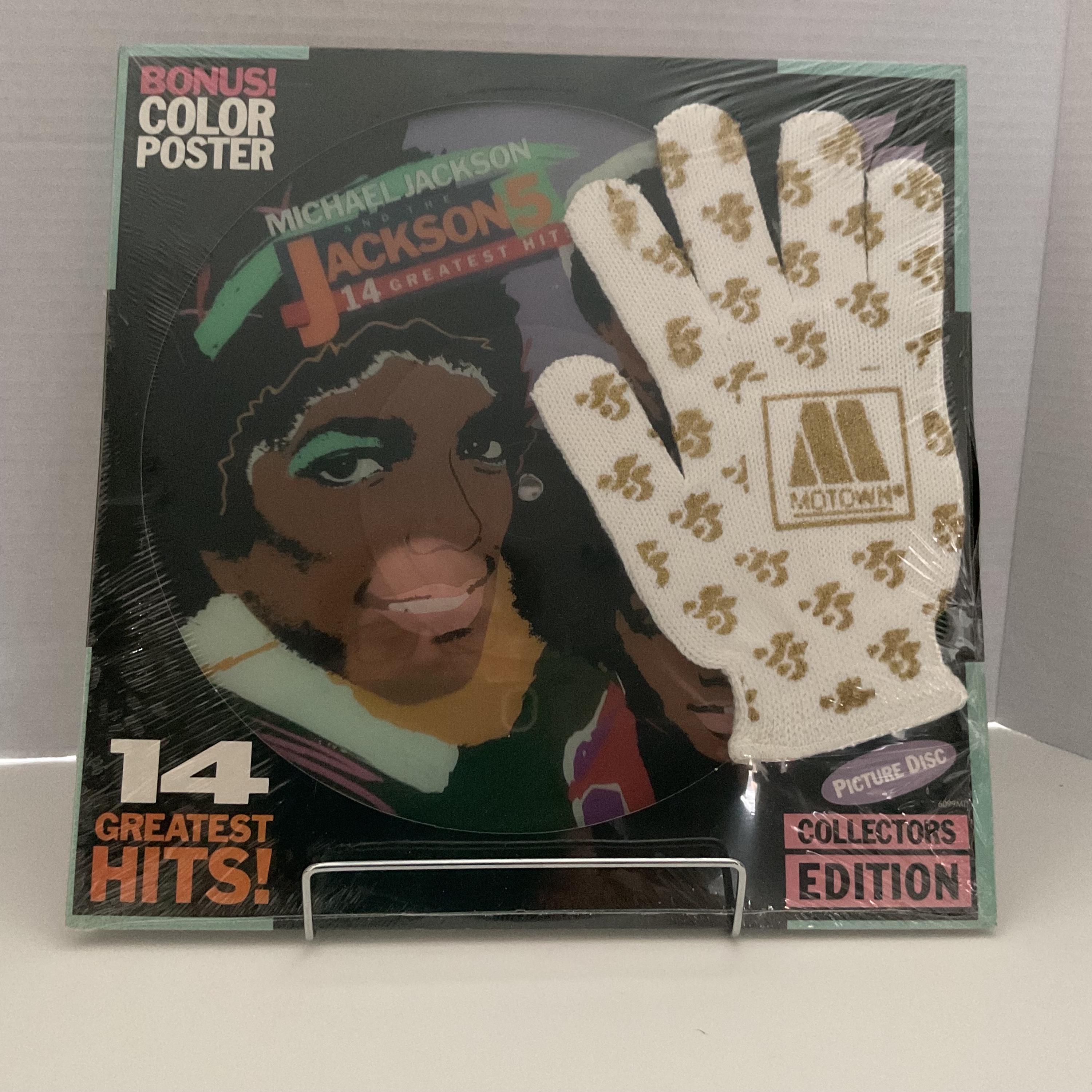 MICHAEL JACKSON SEALED 14 Greatest Hits 1984 Original Picture Disc