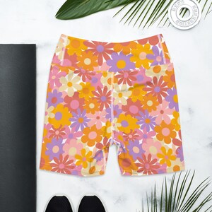 Flower Ghost Bike Shorts Set main image 1