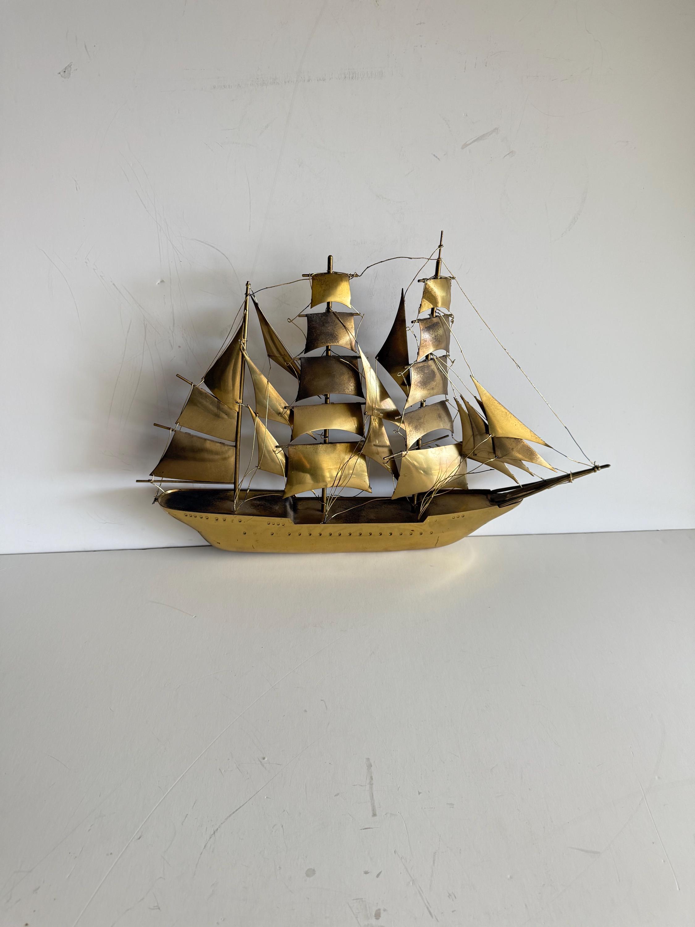 Metal Hanging Sailboat - Etsy