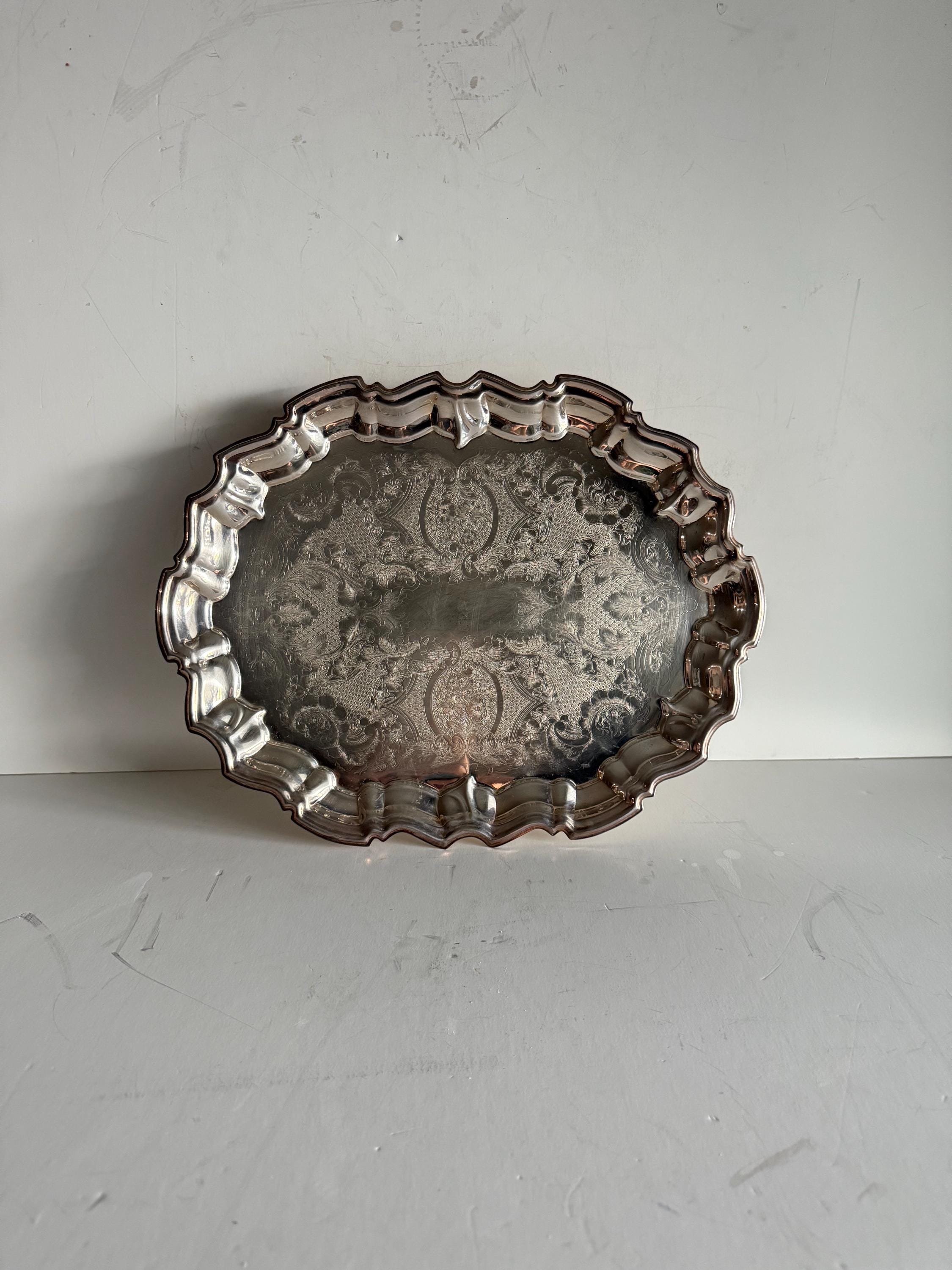 Leonard Silver Serving Tray - Etsy