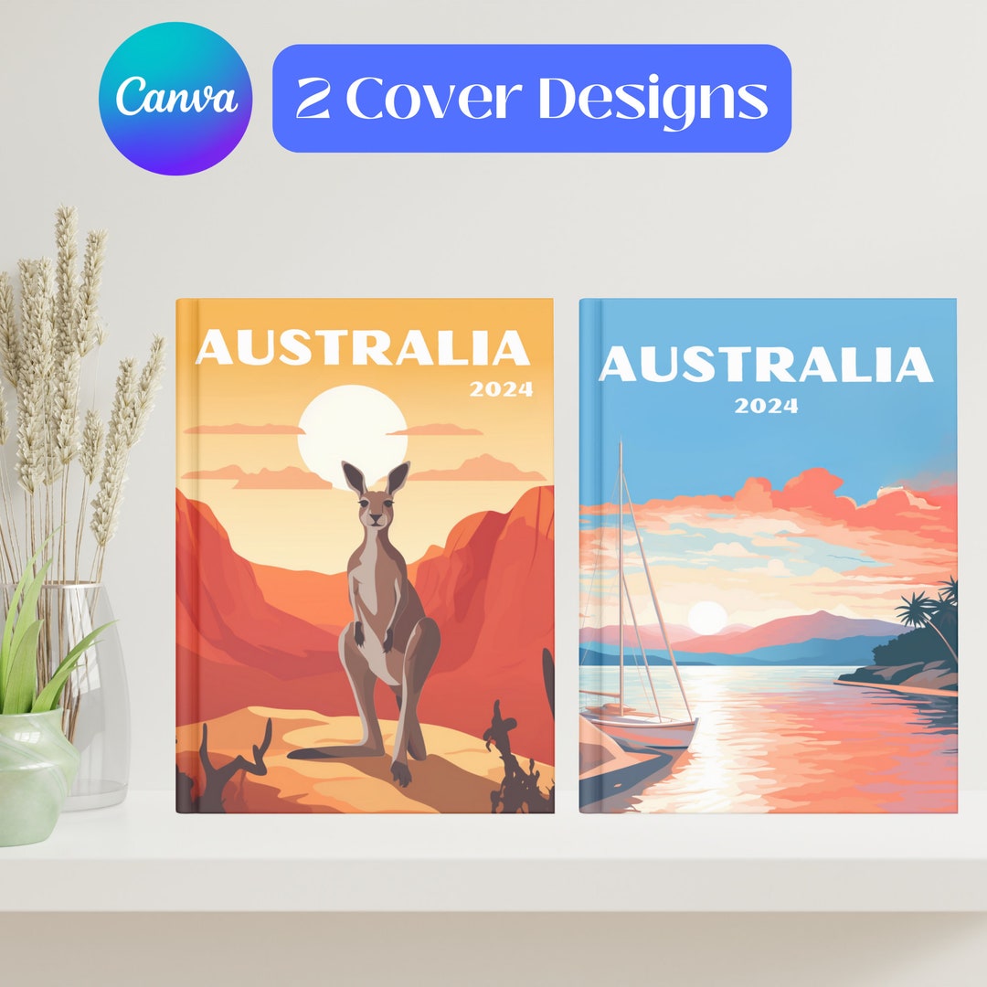 Australia Travel Journal Photo Book Template Customizable Coffee Book ...