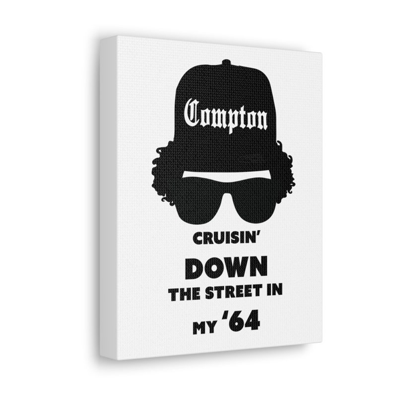 Eazy-e NWA Cruising Down the Street in My 64 Canvas - Etsy