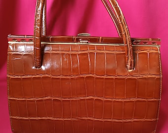 Vintage Brown Leather Bag