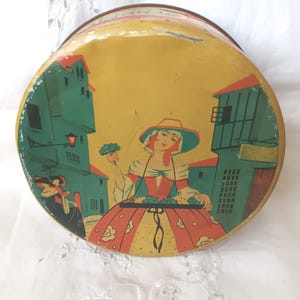 Vintage Biscuit/Chocolates Tin - **Empty**