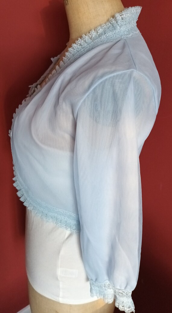 Pale Blue Broiderie Jacket