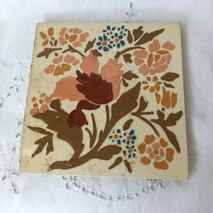 Vintage Decorative Fire Side Tile
