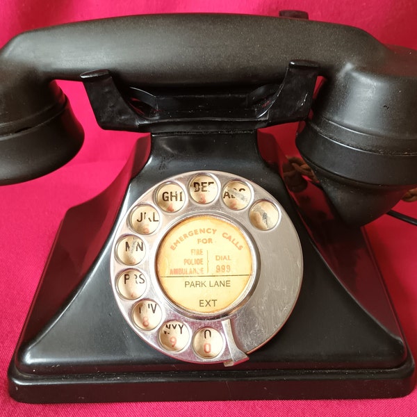 Vintage Pyramid Shaped Telephone