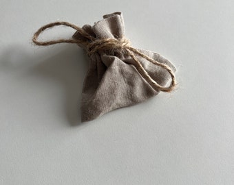 Linen sashet with lavender. Aromatizer for wardrobe. Eco-freindly home. Sustainable gift