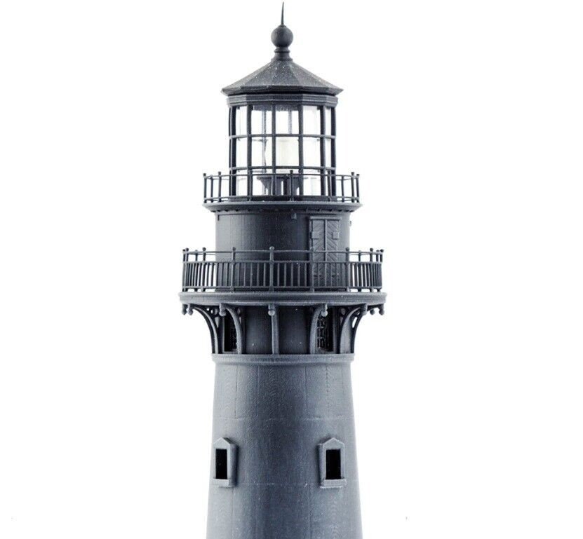 N Scale Hunting Island Lighthouse 1800's Historic Building Kit White ...