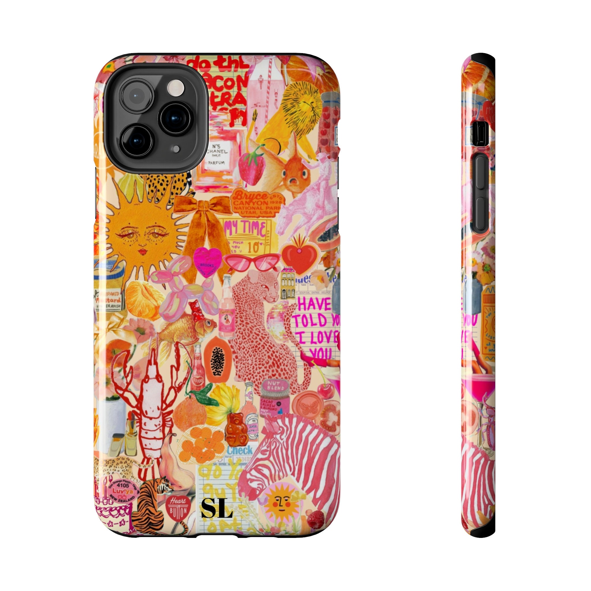 iPhone・スマホケース Society6 1980's sunset and quote by Goldfish Kiss Society6 1980's sunset and quote by Goldfish Kiss (Society6