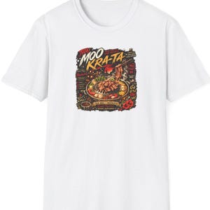 Mookata Shirt Thai BBQ Grill Graphic Tee Thai Food Streetwear Gift for Him Her Unisex