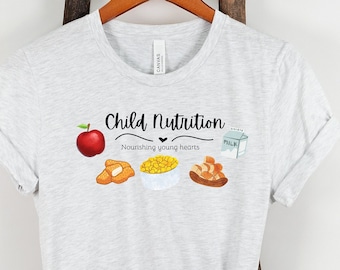 Kindernährstoff-T-Stück, Schule Lunch Lady Shirt, Lunch Lady Squad, Lunch Shirt, Cafeteria Worker Shirt, Schule Lunch Team