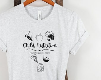 Kindernährstoff-T-Stück, Schule Lunch Lady Shirt, Lunch Lady Squad, Lunch Shirt, Cafeteria Worker Shirt, Schule Lunch Team
