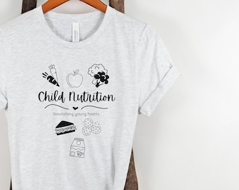 Kindernährstoff-T-Stück, Schule Lunch Lady Shirt, Lunch Lady Squad, Lunch Shirt, Cafeteria Worker Shirt, Schule Lunch Team