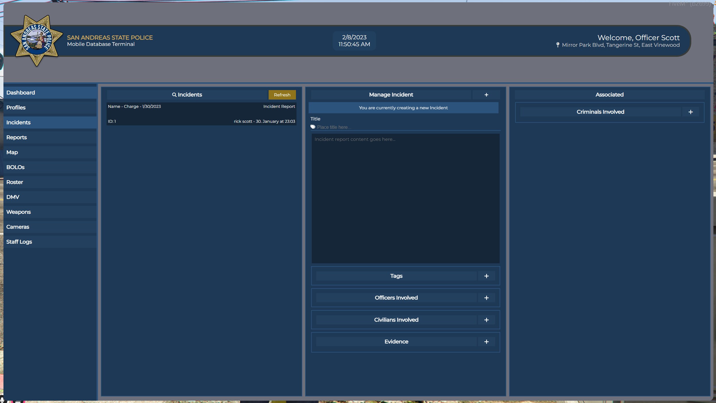 Fivem MDT QBCore - Etsy 日本