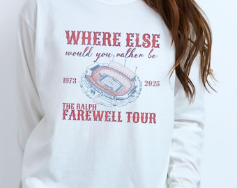 Buffalo Football The Ralph Farewell Tour Comfort Colors® Unisex Shirt Ralph Stadium Final Season Lets Go Buffalo Football Gift for Friend