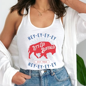 Buffalo Football Tank Top for Football Season Gift for Buffalo Football Fan Tank for Tailgating Buffalo Merch for Game Day Football Sunday