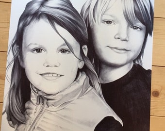 Portrait from YOUR photos BALL PEN 2 faces