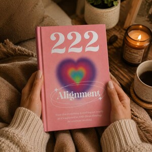 222 Angel Number Journal | Alignment Manifestation Journal for Affirmations | Spiritual Lined Hardcover Notebook