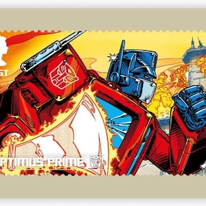 Colección de postales de Transformers: souvenir, regalo de cumpleaños, obsequio especial, aficionado a Transformers, coleccionistas