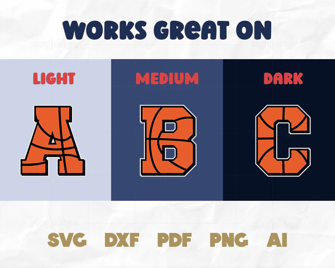 Basketball Font SVG | Basketball Alphabet Svg, Basketball Letters and ...