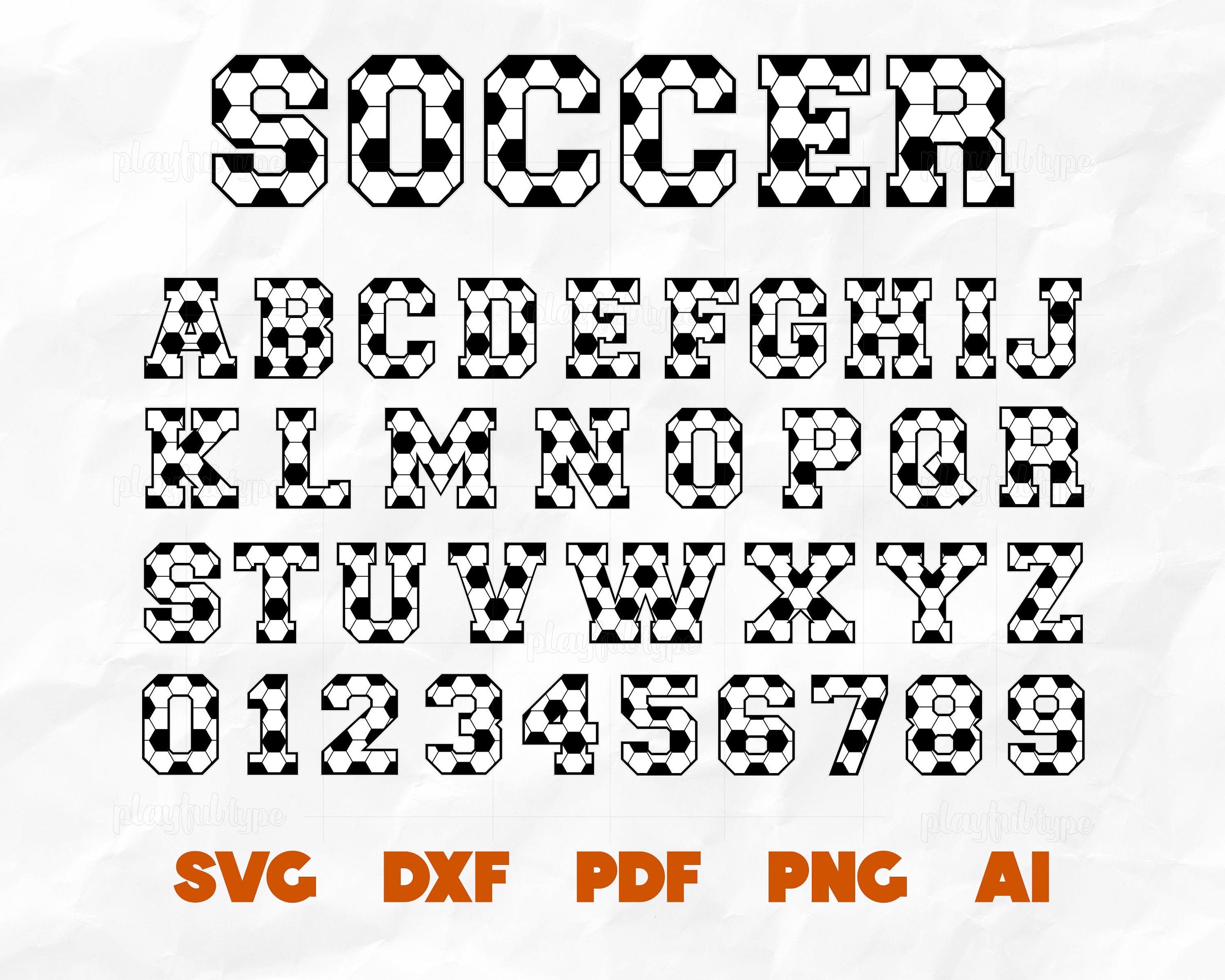 Soccer Alphabet SVG Soccer Font Svg, Soccer Mom, College Varsity Font