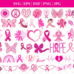 Paquete SVG sobre el cáncer de mama, cinta de concientización rosa, svg de concientización sobre el cáncer, svg de lucha contra el cáncer, cita de cáncer, svg de lucha contra el cáncer