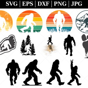 Bigfoot Svg, Bigfoot Sign, Sasquatch Svg, Big Foot Svg, Bigfoot Sticker, Camping Svg, Adventure Svg, Hunting Svg, Mountains Svg, Forest Svg