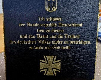 Bundeswehr Geschenk "Treueschwur Gold Edition"