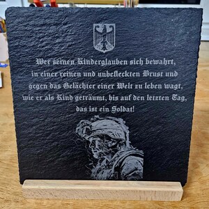 Bundeswehr Geschenk Zitat v. Generalmajor Treskow Bild 1