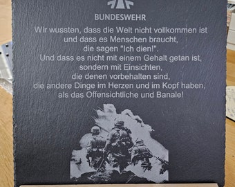 Bundeswehr Geschenk "Zitat v. Generalmajor Trull"