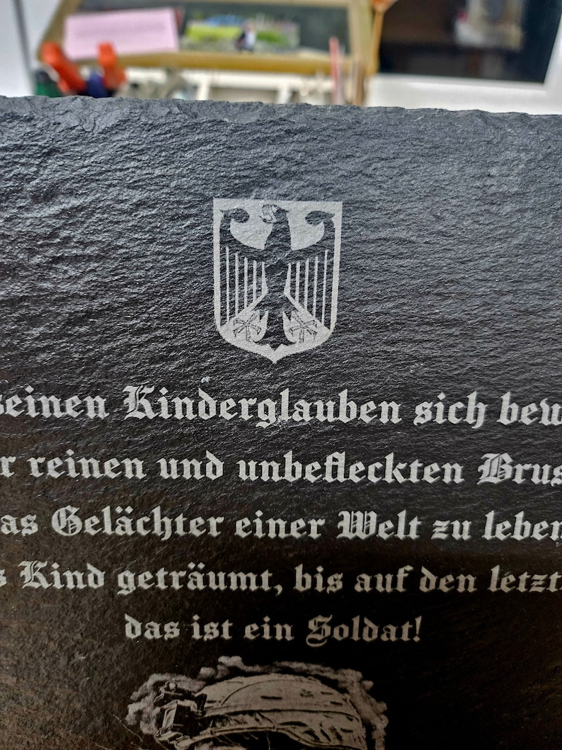 Bundeswehr Geschenk Zitat v. Generalmajor Treskow Bild 2