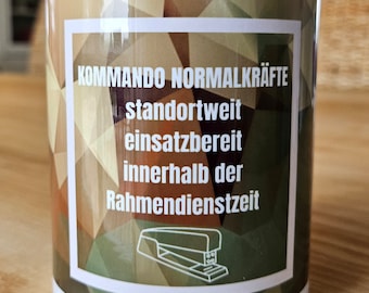 Bundeswehr Tasse "Kommando -Normalkräfte"