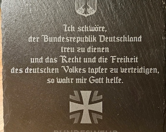 Bundeswehr Geschenk "Treueschwur"