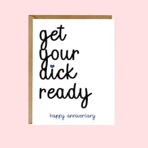 Tarjeta de aniversario sucia, tarjeta de aniversario atrevida, tarjeta de aniversario para esposo, tarjeta de aniversario sucia para novio, tarjeta para él
