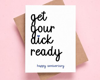 Tarjeta de aniversario sucia, tarjeta de aniversario atrevida, tarjeta de aniversario para esposo, tarjeta de aniversario sucia para novio, tarjeta para él