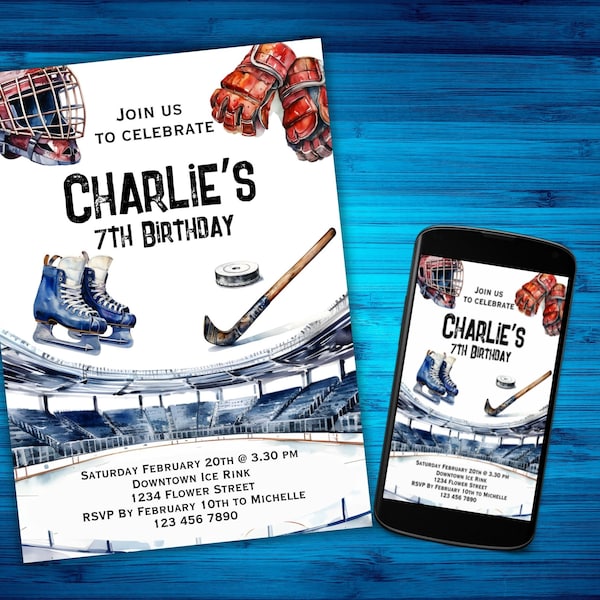Hockey Party - Etsy