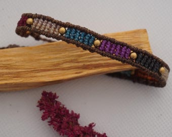 Boho Macramé Bracelet with Beads | Handmade Adjustable Bracelet | Unique Gift for Women