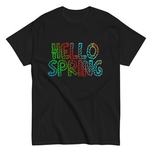 Hello Spring Shirt, Spring Unisex Shirt, Unisex Heavy Cotton tee