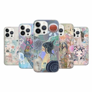 Aya Takano Phone Case Aesthetic Natural Cover for iPhone 16 Pro, 15, 14, 13, 12, 11, Google Pixel 9 Pro, 8, 7A, Samsung Galaxy S24 fe, A16,
